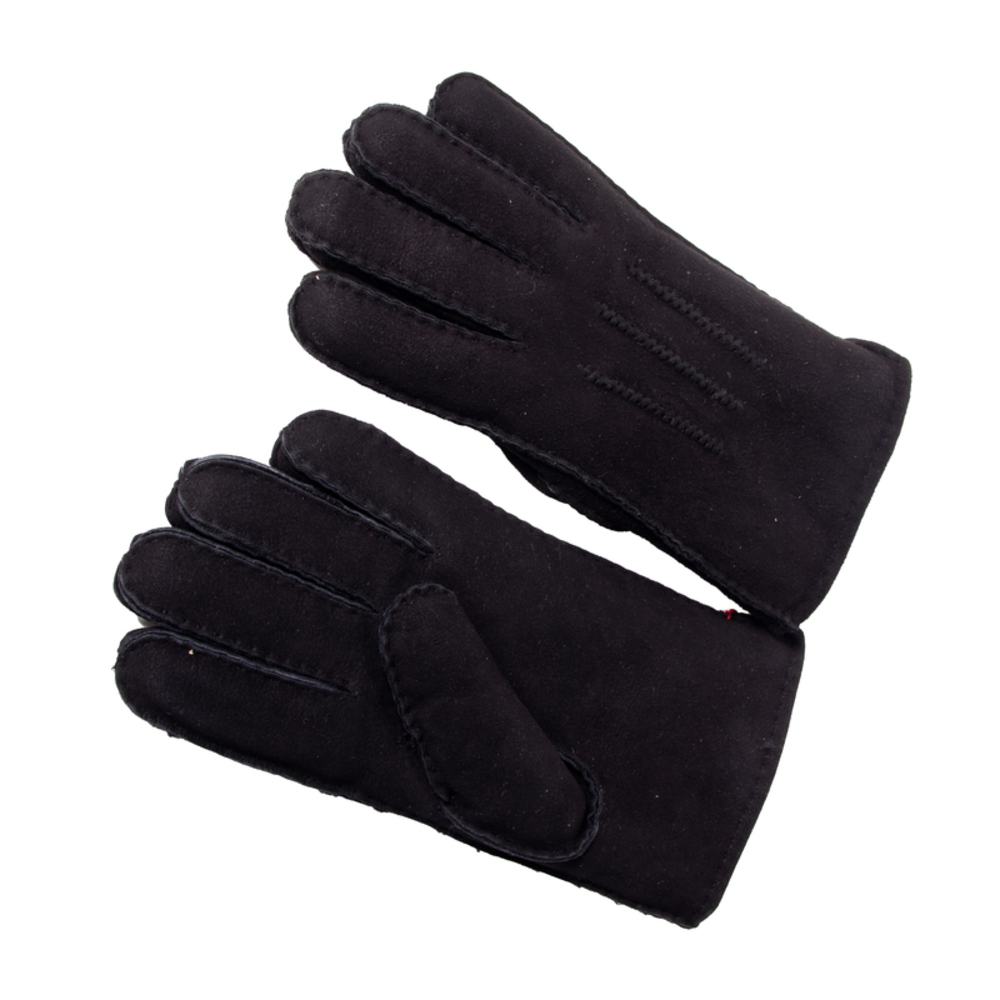 DENTS BLACK LEATHER GLOVES | MENS SIZE L